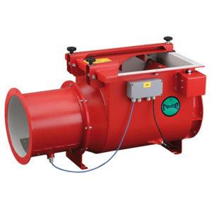 Q-Flap Non-Return Explosion Valve (self-monitoring capability available as an option)